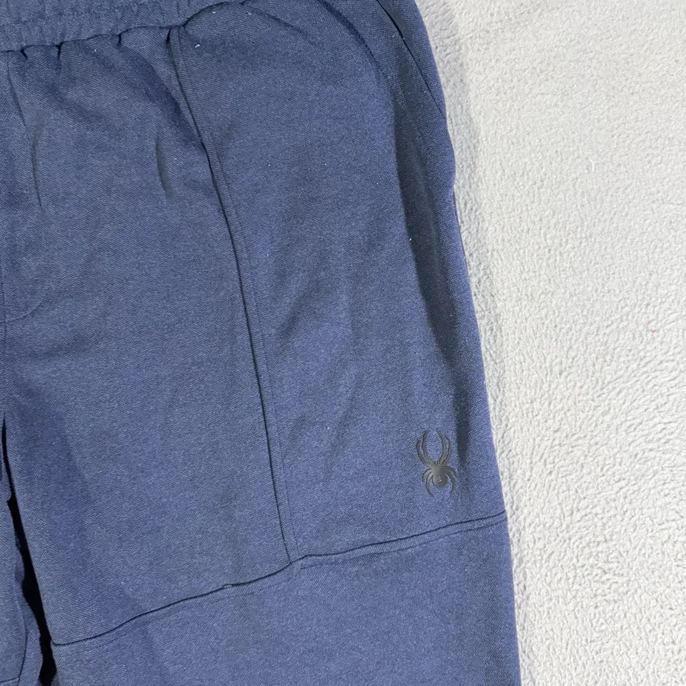 Spyder Active ProW B XXL Mens Blue Cotton Elastic Waist Tapered Leg Jogger Pants
